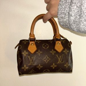 LV mini speedy HL in monogram canvas